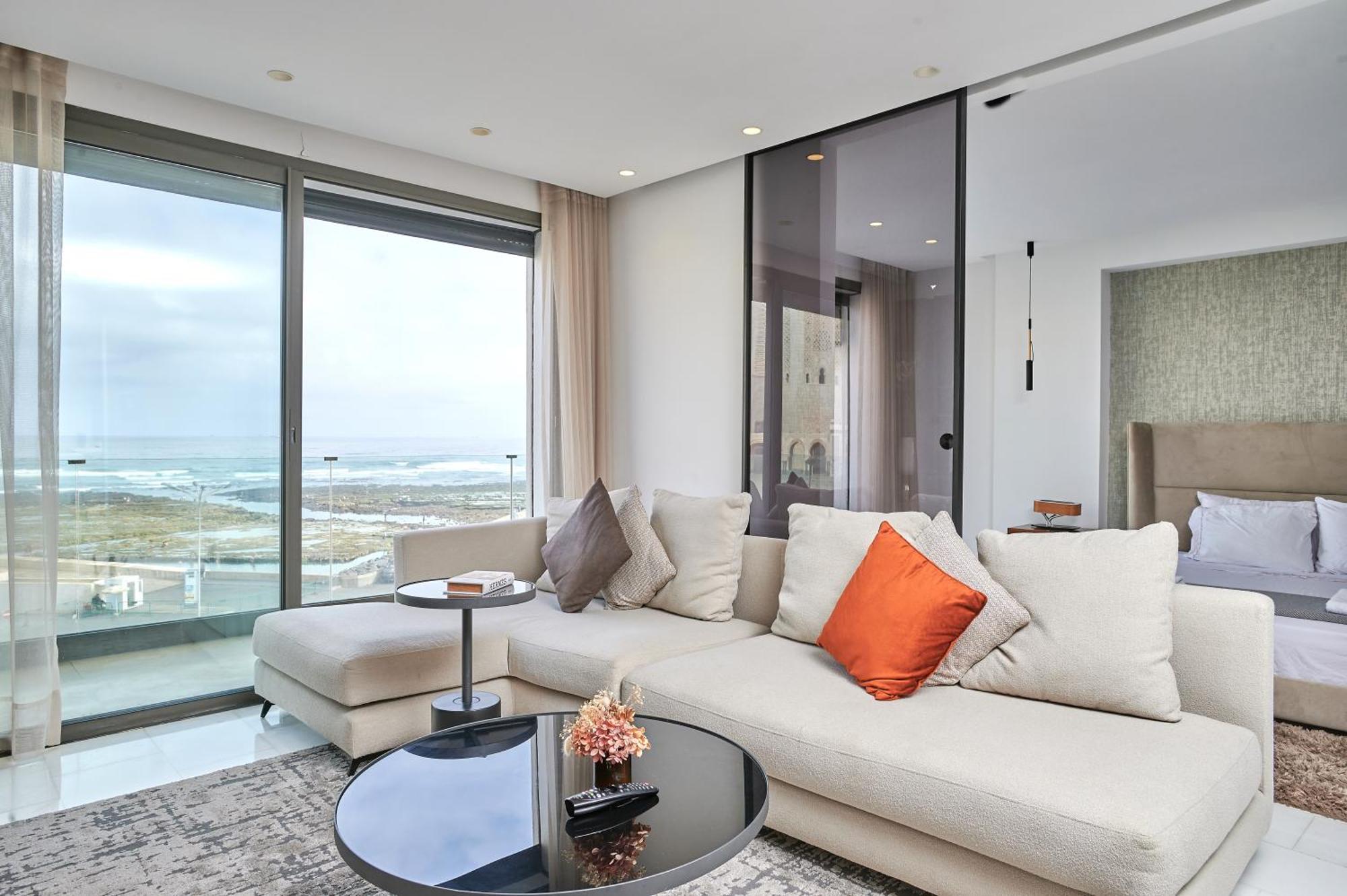 Apartment Sea View B14 - Mosquee Hassan II - By Thecasaedition Casablanca Bagian luar foto
